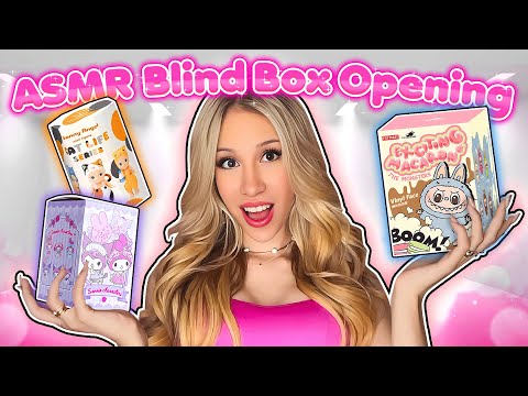 ASMR BLIND BOX OPENING... (Labubus, Sanrio, Sony Angels)