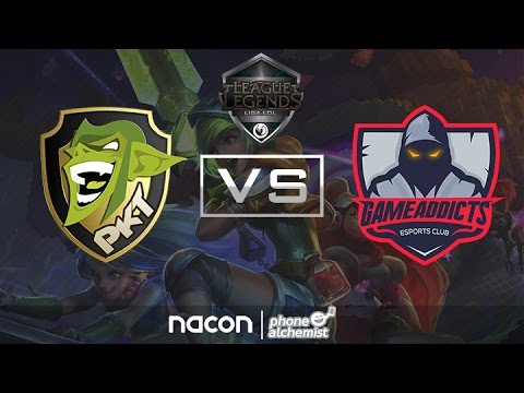 Game Addicts vs PKT - #LigaLoL - Mapa 2 - Jornada 6 - T1