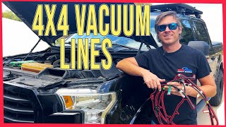 How to Diagnose & Replace Ford 4WD Vacuum Lines (EASY)