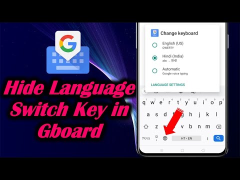 How to Hide Language Switch Key in Gboard