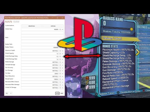 Borderlands 2/TPS/TTAoDK PS4/5 Profile Save Editor