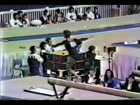 9th T CAN Andrea Owoc BB - 1985 World Gymnastics Championships 9.550