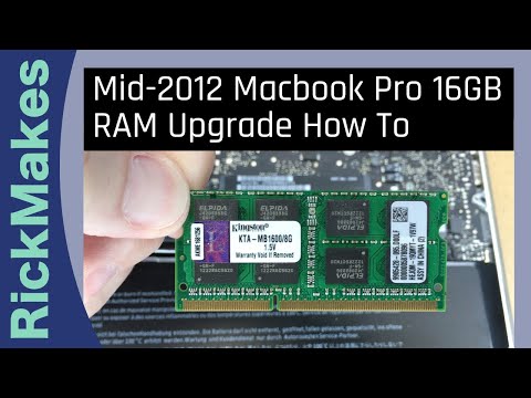 Mid-2012 Macbook Pro 16GB RAM Upgrade How To