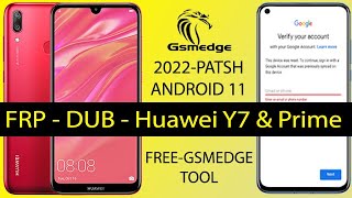 Huawei Y7 Prime 2019 Remove Frp Bypass Google Account