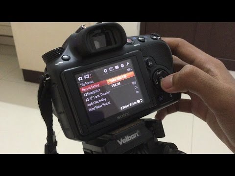 Best Recording Setting For Sony Alpha 58!
