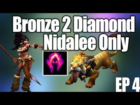 Nidalee Jungle how to HARD CARRY | Bronze to Diamond! Episode 4 (Silver 4) - League of Legends