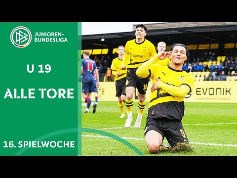 BVB gewinnt 7:1, Leipzig schlägt Wolfsburg | Alle Tore A-Junioren Bundesliga Woche 16