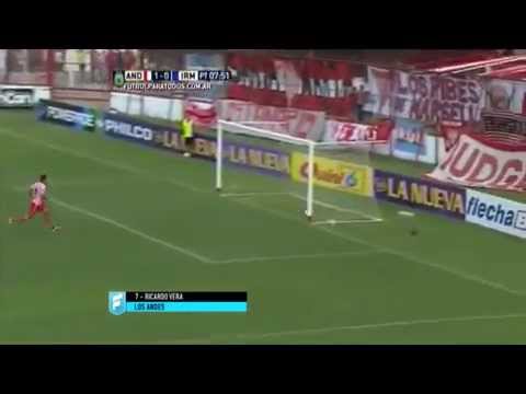 Los Andes 4 -Independiente Rivadavia 1- Fecha 5 - B Nacional