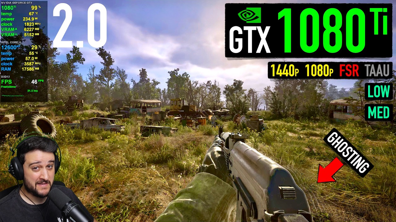 GTX 1080 Ti - STALKER 2: Update 2.0 - That's some INSANE Ghosting!