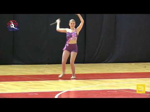 Veronika Kadlecová - WBTF IC 2017 - Artistic Twirl senior B (finals)