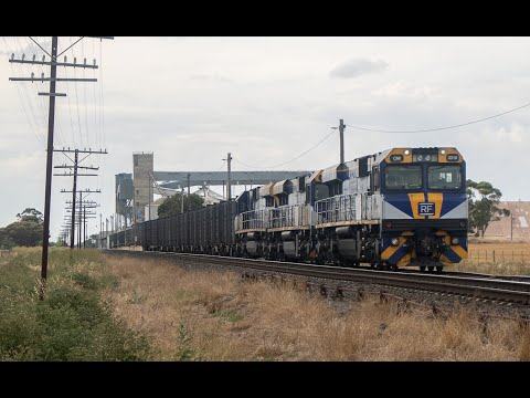 Trackside: 9146 at Warrenheip Bank plus G519 on 9786 and triple CM's on 3KC6 at Murtoa- 17/1/23