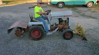Bolens 1257 tiller and dozer test