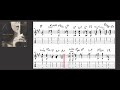 Desde que o samba é samba - João Gilberto guitar transcription (Scroll + TAB)