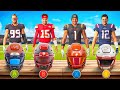 Signed NFL Helmets Build My Team