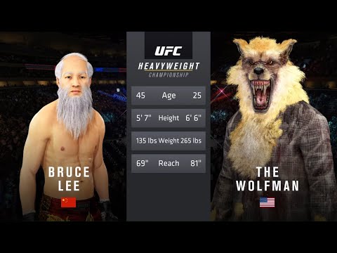 UFC 4 - Old Bruce Lee vs. Wolfman - Original Fighters 🐺