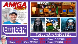 9/15/2024 Unboxing Rare Amiga Treasures, Streaming from a CRT with RGB2HDMI in The Amiga Saloon