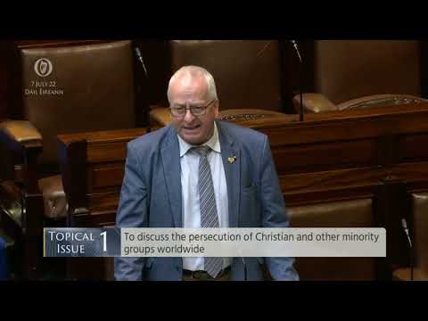 Mattie McGrath warns of 'absolute slaughter' of Nigerian Christians