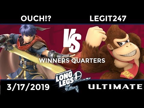 Long Legs Ultimate: Winners Quarters - Ouch!? (Ike) vs Legit247 (Donkey Kong, ROB)