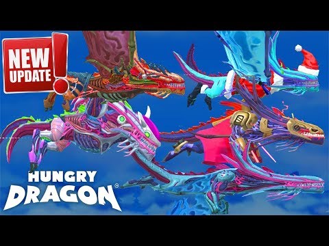 Hungry Dragon - XXL DRAGON ANOMALYIS - ALL COSTUMES UNLOCKED - Gameplay Walkthrough (Android & iOS)