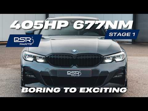 BMW G20 330e Stage 1 FUN Experience – 405 HP & 677 Nm with DCE Catless Downpipe & OPF Delete SOUND