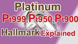 platinum hallmark and purity explained|| platinum jewelry || platinum || platinum rates ||
