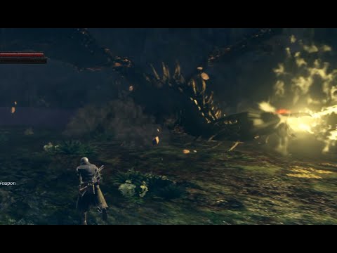Dark Souls Remastered: vs Black Dragon Kalameet [Boss Fight]