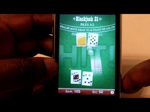 Blackjack 21 for iPhone/iPod touch review by Terry White - YouTube