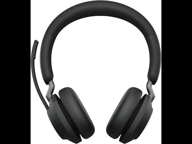 Vídeo relacionado con Jabra Evolve2 65 Auriculares Inalámbricos Estéreo PC con Cancelación de Ruido - Certificados para Microsoft Teams - Batería de Larga Duración - Adaptador Bluetooth USB-A - Negro