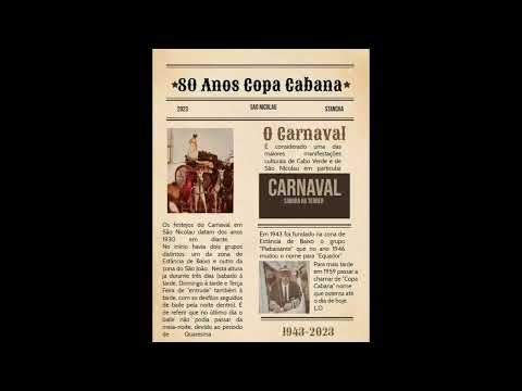 Nelson Roque - 80 Ano Copa Cabana