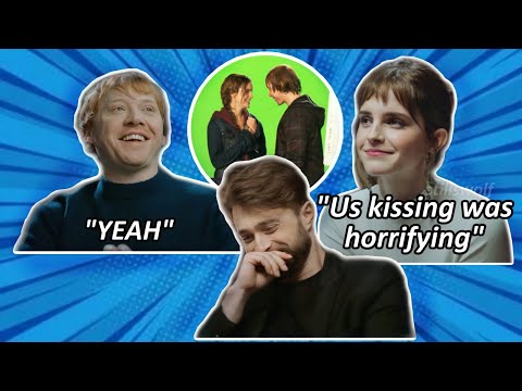 Emma Watson and Rupert Grint about Ron and Hermione's kiss | Harry Potter 20th Anniversary