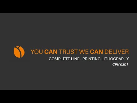 Vídeo - Crabtree Marquess 4038 printing line with UV-oven