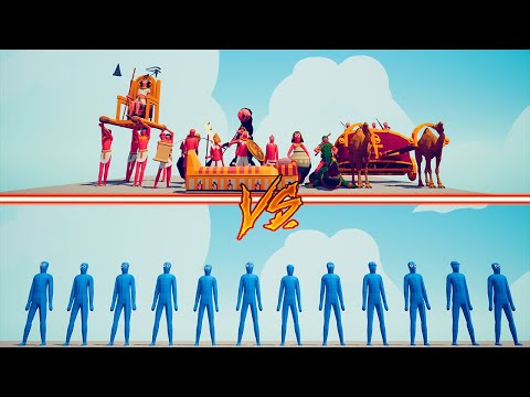EGYPT TEAM vs RANDOM TEAM - Totally Accurate Battle Simulator | TABS
