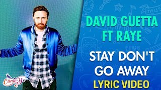 David Guetta ft Raye - Stay Don&#39;t Go Away (Lyrics + Español) Video Oficial