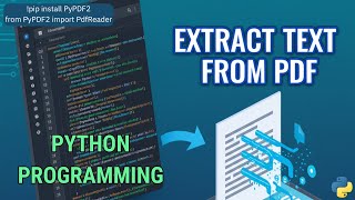 Extract Text from Multi-page PDFs in Python — Fast & Easy (PyPDF2 Tutorial) #python