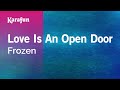 Love Is an Open Door - Frozen (2013 film) | Karaoke Version | KaraFun
