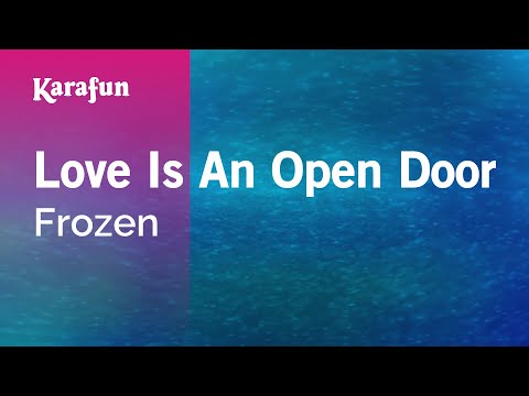 Love Is an Open Door - Frozen | Karaoke Version | KaraFun