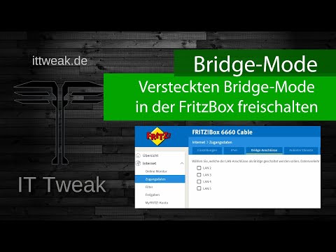 Versteckten Bridge Mode in einer FritzBox freischalten