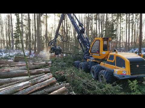 Harvester Sampo Hr86 in Norddeutschland @SampoRosenlewOy
