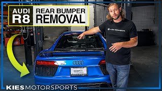 2017 AUDI R8 V10 PLUS REAR BUMPER REMOVAL
