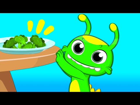 Novo episódio! Groovy o Marciano ensina Phoebe a comer legumes e frutas para estar saudável