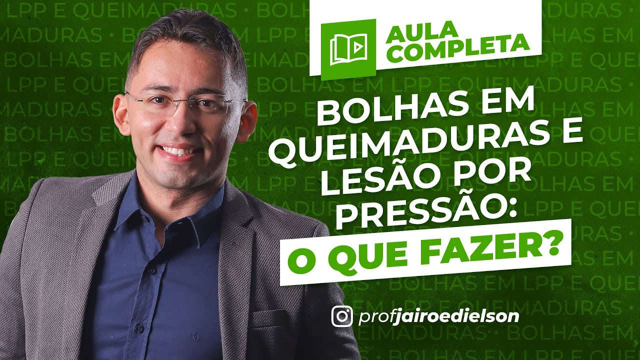 Bolhas em queimaduras e lesão por pressão: O que fazer?