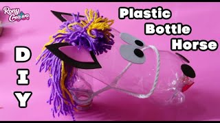 DIY Horse from Plastic Bottle / Caballito hecho con botella de plástico