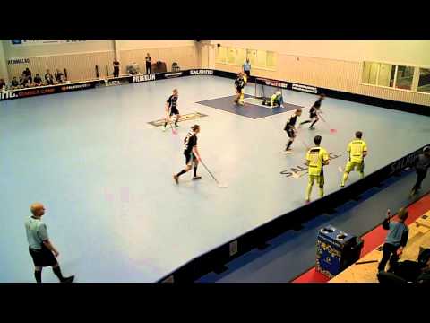 Juniorallsvenskan  Herr 151108  Lindås IBK - Halmstads IBK (6-3) Per2