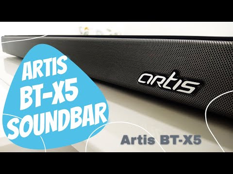 Artis BT-X5 60W 2.0 Channel Bluetooth Soundbar with Built-in Amplifier