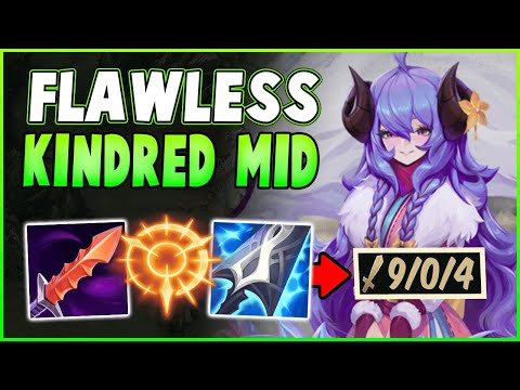 Kindred Mid Is Actually A Mid Lane God! Perfect Muramana Kindred Mid Carry! - League Of Legends