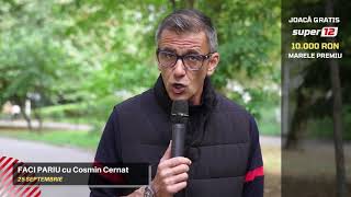 ”Faci Pariu” cu Cosmin Cernat (ep.97): Sâmbătă, super fotbal & super ponturi! 17 recomandări »
