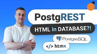 HTMX and PostgREST - HTML in the Database?!