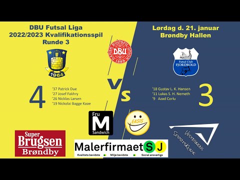 HIGHLIGHTS fra Brøndby IF mod FC Fjordbold 2022-2023 kvalifikationsspil