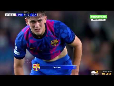 Gavi vs Bayern München! All Touches (14-9-2021) HD