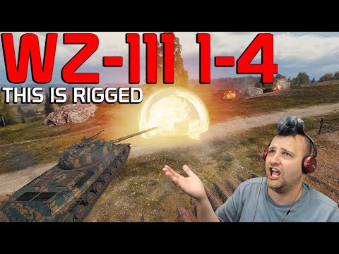 This is RIGGED! - WZ-111 1-4 | World of Tanks